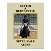 Foto Naam Paard Eigenaar Lover Perfect Poster (Voorkant)