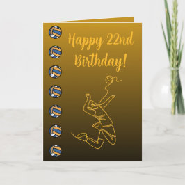 Foto Naam Sentiment Sport Thema Volleybal Kaart