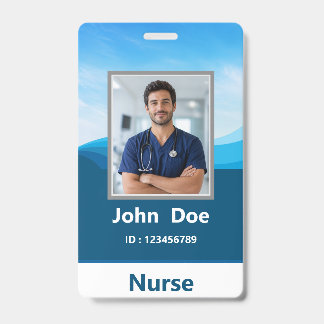 Foto naam verpleegster ID-badge Badge
