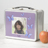 Foto Naam Violet & Blue Butterfly Flutter (In situ)