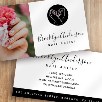 Foto Nail Tech Logo Visitekaartje