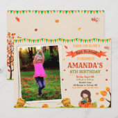 Foto najaarsuitnodiging Herfst festival Kaart (Voorkant / Achterkant)