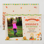 Foto najaarsuitnodiging Herfst festival Kaart (Voorkant / Achterkant)