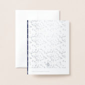 Foto Natitivity PEACE op AARDE-kerstkaart Folie Kaarten (Met envelop)