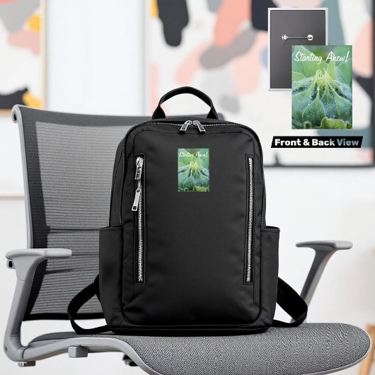 Foto natte zonnebloem Bud Close-up Fotokaart