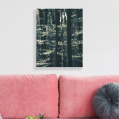 Foto natuur beukenbos canvas afdruk (Insitu (Woonkamer))