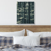 Foto natuur beukenbos canvas afdruk (Insitu (Slaapkamer))