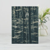 Foto natuur beukenbos feestdagenkaart (Staand voorkant)