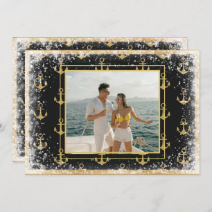 Foto Nautical Modern Feestdagenkaart