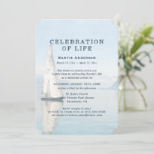 Foto Nautisch Zeilen Viering van het Leven Kaart (Staand voorkant)