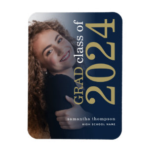 Foto Navy Gold 2023 Afstuderen aankondiging Magneet