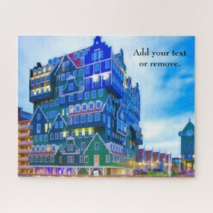 Foto: Nederlandse kanaalhuizen Amsterdam, Nederlan Legpuzzel