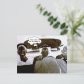 foto negatieve vrouwen passen tekst aan briefkaart (Staand voorkant)