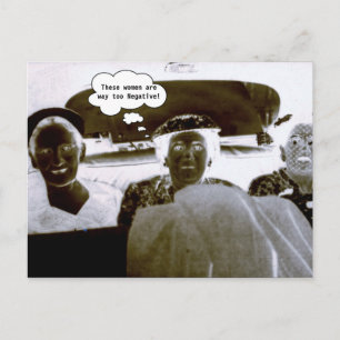  foto negatieve vrouwen passen tekst aan briefkaart