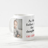 Foto 'Net als vader, net als dochter/zoon' Koffiemok (Voorkant links)