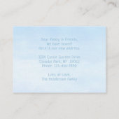 Foto: New Address Announcement Enclosure Kaart (Achterkant)