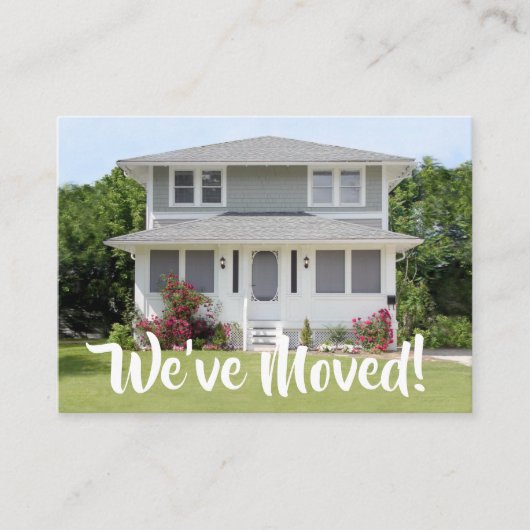 Foto: New Address Announcement Enclosure Kaart (Voorkant)