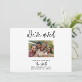 Foto: New Address Moving Announcement Cards (Staand voorkant)