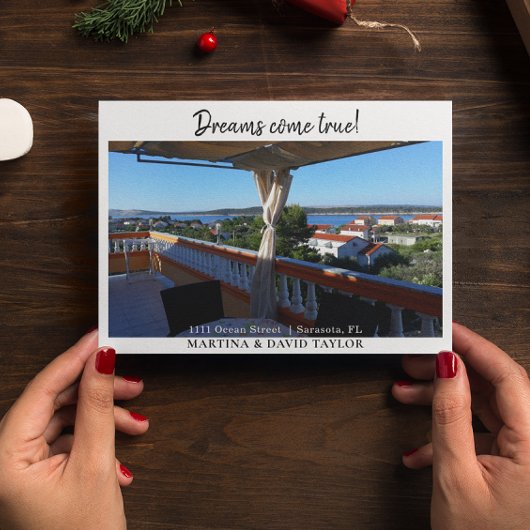 Foto: New Home Address Notice Briefkaart