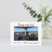 Foto: New Home Address Notice Briefkaart (Staand voorkant)