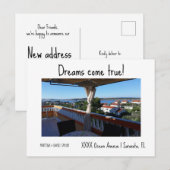 Foto: New Home Address Notice Briefkaart (Voorkant / Achterkant)