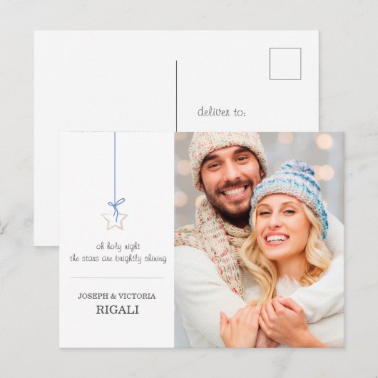 Foto: New Home Holiday Moving Announcemet Briefkaart (Voorkant / Achterkant)