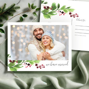 Foto: New Home Holiday Moving Announcemet Briefkaart