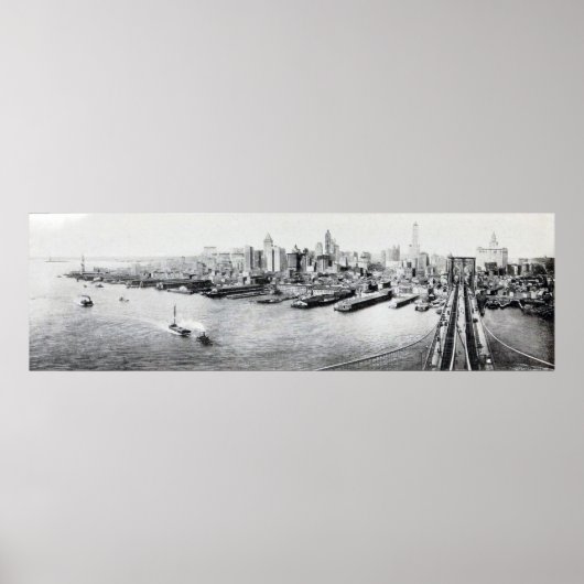 Foto New York City Panorama (1918) Poster (Voorkant)