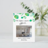 Foto Nieuw adres, Aankondiging Briefkaart (Staand voorkant)