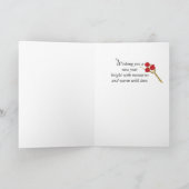 Foto Nieuwjaar Digitaal Creëer Gold Kaart (Binnen)