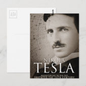 foto Nikola Tesla Briefkaart (Voorkant / Achterkant)