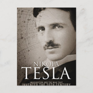 foto Nikola Tesla Briefkaart