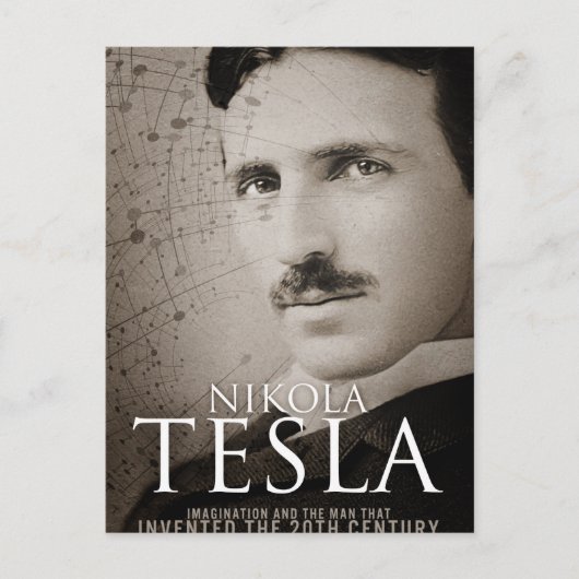 foto Nikola Tesla Briefkaart (Voorkant)