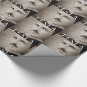 foto  Nikola Tesla Cadeaupapier (Hoek)