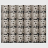 foto  Nikola Tesla Cadeaupapier (Vlak)