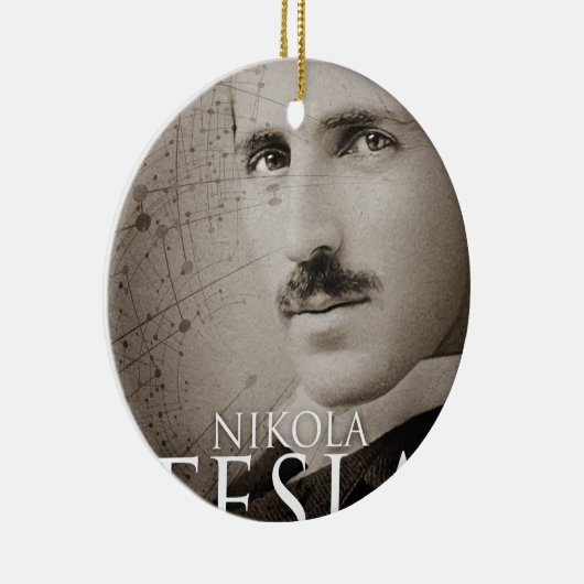 foto Nikola Tesla Keramisch Ornament (Rechts)