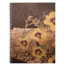 Foto Notitieboek (80 pagina's B&W) Bloemen met een