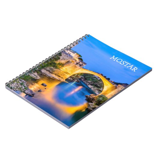 Foto Notitieboek (80 pagina's B&W) Mostar (Linkerzijde)