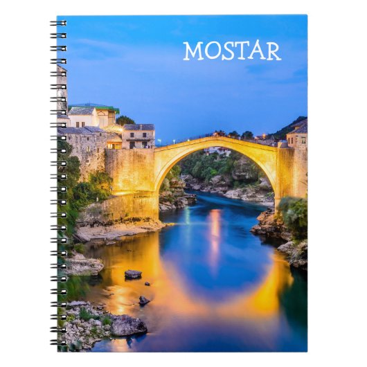Foto Notitieboek (80 pagina's B&W) Mostar (Voorkant)