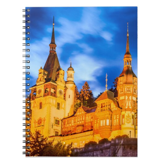 Foto Notitieboek (80 pagina's B&W) Peles Castle (Voorkant)