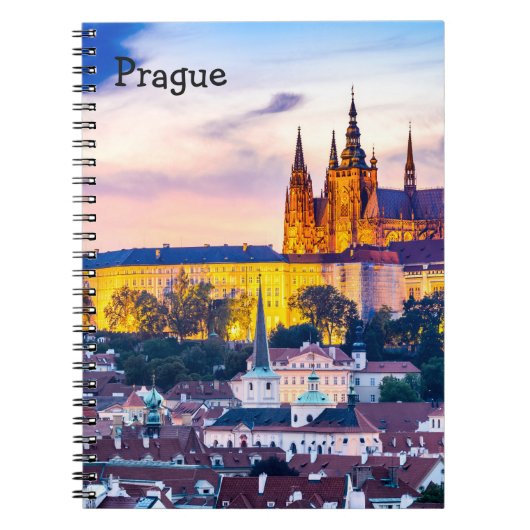 Foto Notitieboek (80 pagina's B&W) Praag (Voorkant)