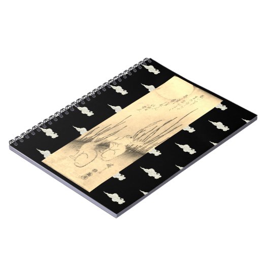 Foto Notitieboek (80 pagina's B&W) TWEE KONIJNTJES (Linkerzijde)