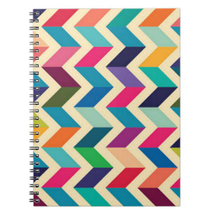 Foto Notitieboek/Colorful Chevron Notitieboek