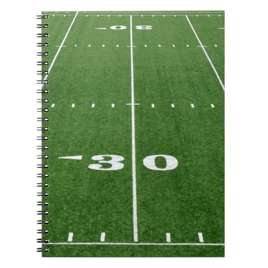 Foto Notitieboek/Football veld Notitieboek (Voorkant)