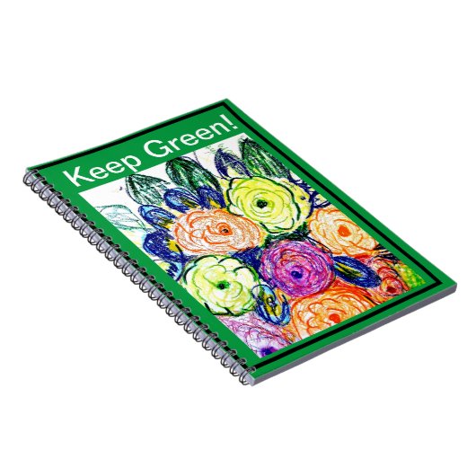 Foto Notitieboek Keep Green (Rechterzijde)