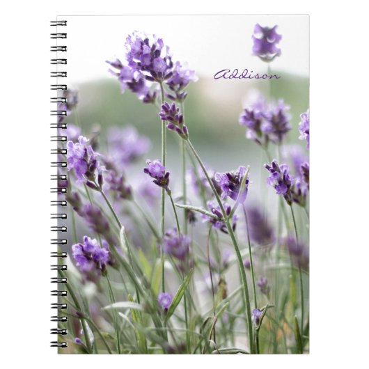 Foto Notitieboek met Lavender (Voorkant)