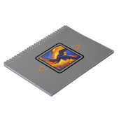 Foto Notitieboek Phoenix, grijs Hoesje Spiral Noti (Linkerzijde)