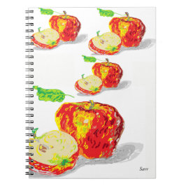 Foto-Notitieboeken (80 pagina's B&W) appels Notitieboek