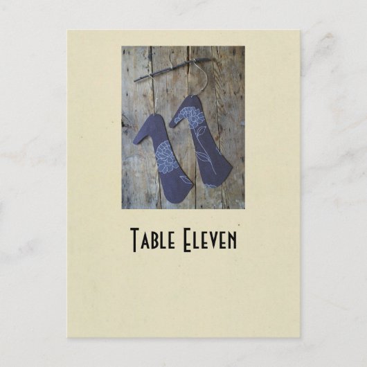 Foto nummer 11-tabelkaart briefkaart (Voorkant)