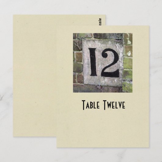 Foto nummer 12 lijstkaart briefkaart (Voorkant / Achterkant)